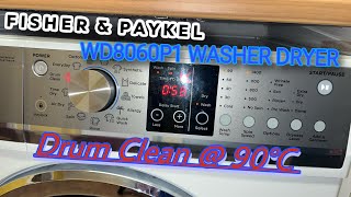 Fisher amp Paykel WD8060P1 Washer Dryer Drum Clean  90ºC FINAL VIDEO OF MACHINE [upl. by Phillis298]