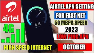 Airtel APN Settings 2023  Airtel Internet Not Working  Airtel Network Problem Fix  Increase Speed [upl. by Wilmer]