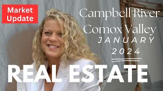 Comox Valley and Campbell River Real Estate Market Update for January 2024 Vancouver Island [upl. by Hey367]