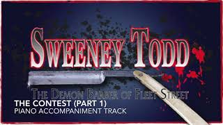 The Contest Part 1  Sweeney Todd  Piano AccompanimentRehearsal Track [upl. by Dorree]