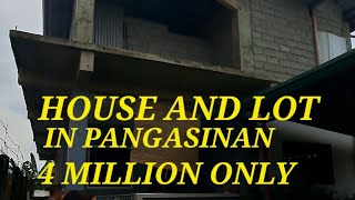 vlog 497 HOUSE amp LOT IN ROSALES PANGASINAN 4MILLION ONLY [upl. by Carmina]