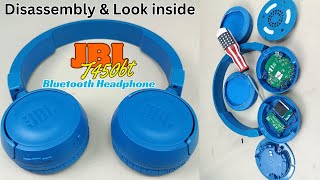 JBL T450BT in Budget Bluetooth headphone Teardown amp Look inside  How to disassemble amp assemble [upl. by Kiryt]