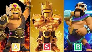 Ranking EVERY Barbarian King Skin in Clash of Clans [upl. by Strain]