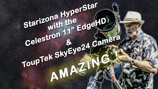 Adding the Starizona HyperStar to the Celestron 11quot EdgeHD telescope and the ToupTek SkyEye24 camera [upl. by Alber]