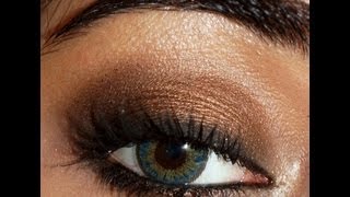 Bronze Smokey Eye Makeup Tutorial  corallista [upl. by Ras]