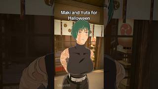 Maki and Yuta during Halloween jjk jujutsukaisen maki yuta anime vrchat [upl. by Mellisa84]