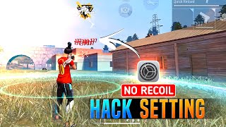 Top 5 HEADSHOT Settings In Free Fire  Free Fire Headshot Setting [upl. by Bekha845]