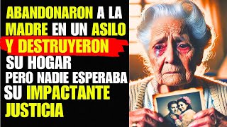 ABANDONARON A LA MADRE EN UN ASILO Y DESTRUYERON SU HOGAR PERO NADIE ESPERABA [upl. by Annod]