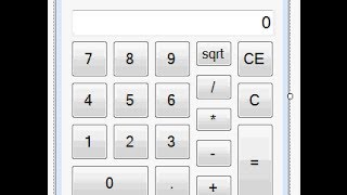 Part 3 Visual Studio Winform Windows Calculator Tutorial Example C [upl. by Kcoj]