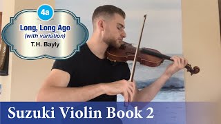 Long Long Ago Variation Suzuki Violin Book 2 [upl. by Mather541]