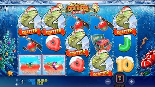 Christmas Big Bass Bonanza  5 Scatters x10 Big Win [upl. by Oiratno]