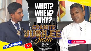 Eagerly waiting for the Granite Jubilee Fiesta  Interview with RevFrPrincipal  JVCMU [upl. by Llered]