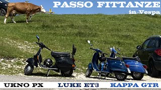 22062024  Passo Fittanze  Vespa PX125  125 ET3  125 GTR [upl. by Acinnor]