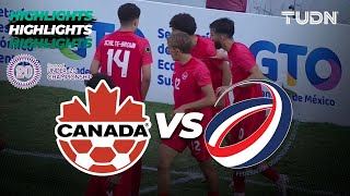 HIGHLIGHTS  Canadá vs Rep Dominicana  CONCACAF Sub20 Championship  TUDN [upl. by Chasse248]