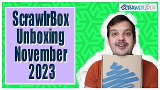 ScrawlrBox Unboxing November 2023 [upl. by Bahner522]