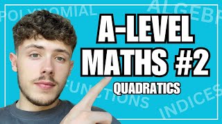 ALevel Maths Quadratics  The Discriminant Solving Complete the Square Functions and Sketching [upl. by Junia]