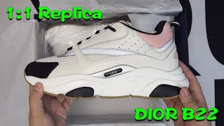 Unboxing Review Dior B22 Sneaker 11 Quality Detailed Look [upl. by Maddi]