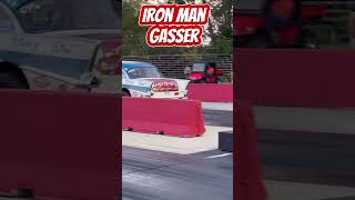 Iron Man 1957 Chevy Gasser Burnout at US 41 Dragstrip shorts [upl. by Ailhat]