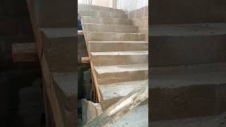 Staircase construction stairs construction rcc house buildin Stair antislip shortvideo [upl. by Neelasor]