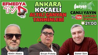 Kocaeli ve Ankara At Yarışı Tahminleri amp Altılı Ganyan Tahminleri quot25072024 Perşembequot [upl. by Ecirtap459]