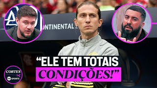 FILIPE LUIS ESTÁ PRONTO PARA SER TÉCNICO DO FLAMENGO DISCUTIMOS [upl. by Aloke939]