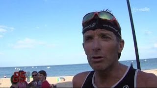 Triathlon de Noirmoutier  Réactions des vainqueurs [upl. by Bonnes]