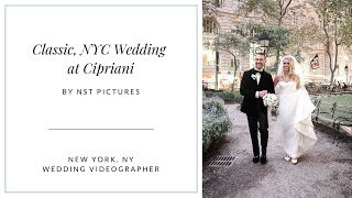 Cipriani Wedding  New York NY Videographers  NST Pictures [upl. by Sarchet]