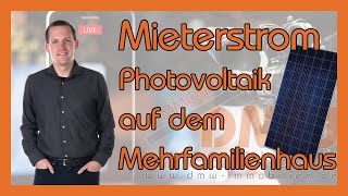 🔌Mieterstrom  Photovoltaik auf dem Mehrfamilienhaus  immoinfo 64 [upl. by Alyehs]