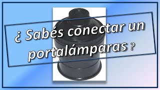 💡¿ Como se conecta un portalámparas  💡 Como conectar portalamparas bien explicado Bajo normas [upl. by Nayk359]