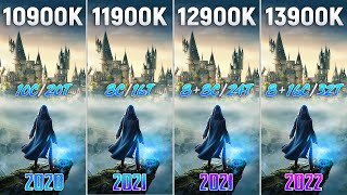 i9 10900K vs i9 11900K vs i9 12900K vs i9 13900K  Test in 8 Games [upl. by Duffy772]