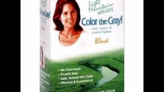 Light Mountain Natural Color The Gray Hair Color amp Conditioner Black 7 oz 197 g Pack of 2 [upl. by Eiralih]