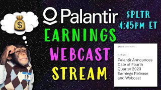 Palantir Earnings Webcast Stream [upl. by Lindbom615]