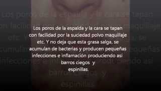 ELIMINA BARROS Y ACNE DE LA ESPALDA Y CARA CON UNA DIETA SENCILLA [upl. by Cookie]