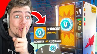 Jai TROUVÉ un Distributeur a VBUCKS sur Fortnite  je vous montre [upl. by Conard215]