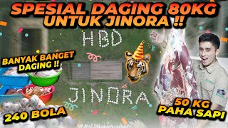 KANDANG DISULAP JADI PLAYGROUND HARIMAU KHUSUS UNTUK HARI ULANG TAHUN JINORA [upl. by Nylevol]