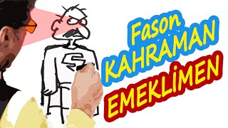 KARiKATÜR ÇİZİM  Süper fason kahramanlar  Drawing Cartoon  Fake Heroes [upl. by Sairu]