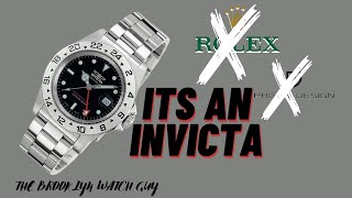 Invicta Date Master GMT unboxing and first impression [upl. by Anitsej991]