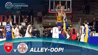 Campbell with a sweet AlleyOop Assist for Zaķis [upl. by Aserej]