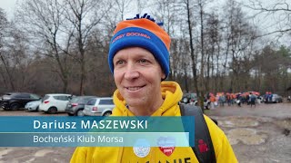 Puszcza Niepołomicka Bocheńskie Morsy dla WOŚP 28012024 [upl. by Azer]