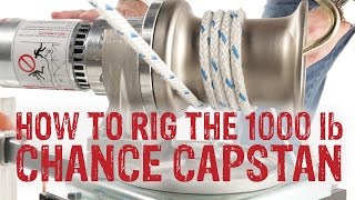 HowTo Rig Chance Capstan Hoist To Swivel Mount [upl. by Wolpert]