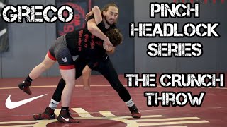 How to get a Takedown in GrecoRoman Wrestling  The Crunch  Pinch Headlock Series [upl. by Githens]