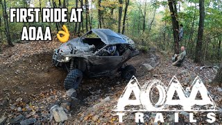 First Trip to AOAA  Anthracite Outdoor Adventure Area  Hill Climb  Eastern Reserve  Can Am X3 [upl. by Maidy]