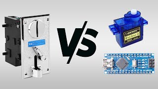 Coin acceptor vs Servo  หยอดเหรียญแล้วเซอร์โวหมุน [upl. by Alethia]