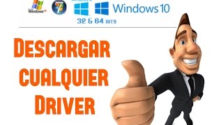 Como descargar Driveres para Windows 10  81  7  XP [upl. by Ecidna]