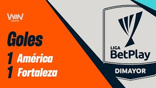 América vs Fortaleza goles  Liga BetPlay Dimayor 20242  Fecha 12 [upl. by Wynny883]