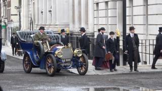 Film crew turns London street into Victorianera spectacle for Howards End [upl. by Munn647]