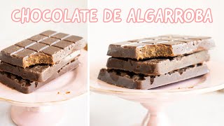 Chocolate de Algarroba  sin cafeína sin azúcar refinada [upl. by Woodcock719]