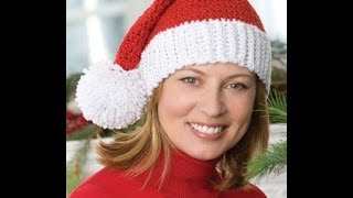 How to Crochet Santa Hat  Video 2 [upl. by Pierro]