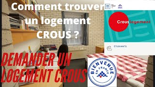 DEMANDE DE LOGEMENT ETUDIANT CROUS Procédures demande de logement étudiant crous [upl. by Symon103]