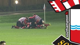 U21 HIGHLIGHTS Southampton 10 Manchester United [upl. by Ekusuy]